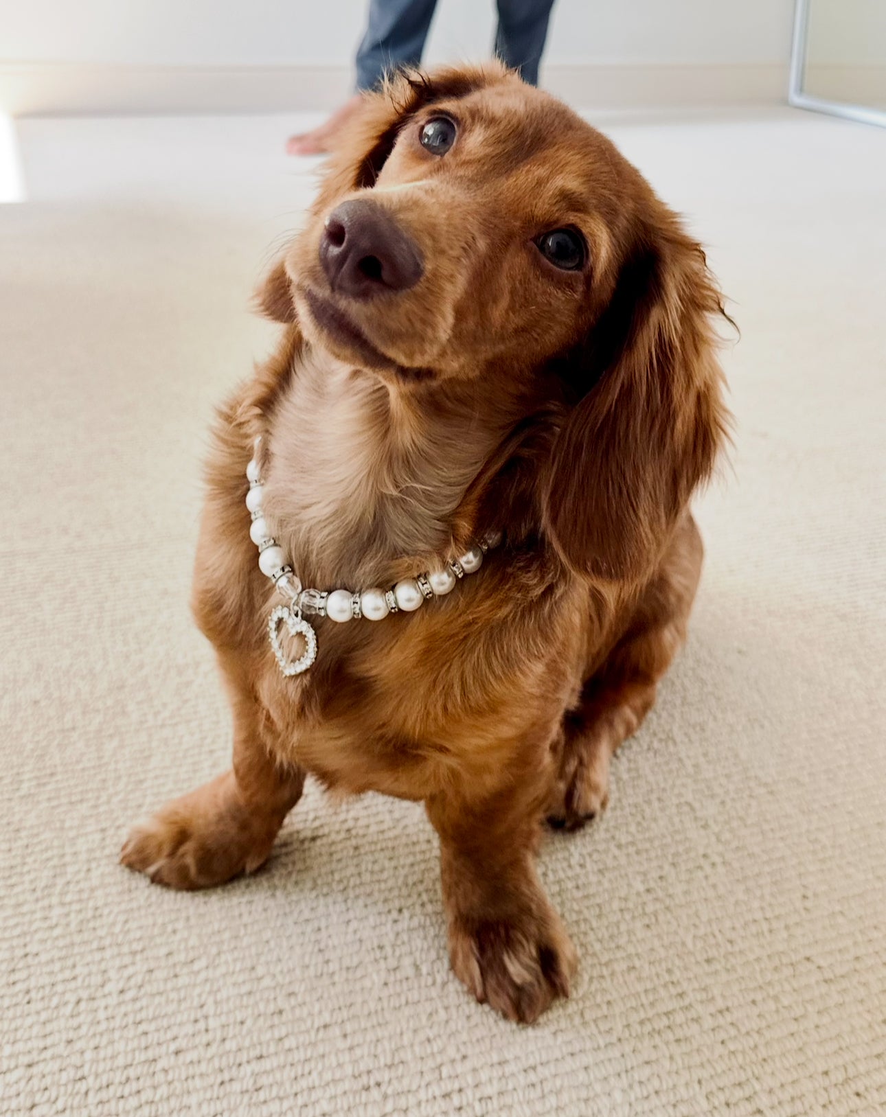 Sweetheart Pearl Necklace